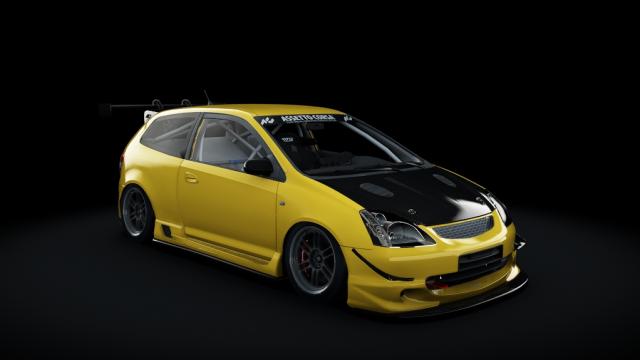 Honda Civic Type R EP3 2001 Turbo for Assetto Corsa