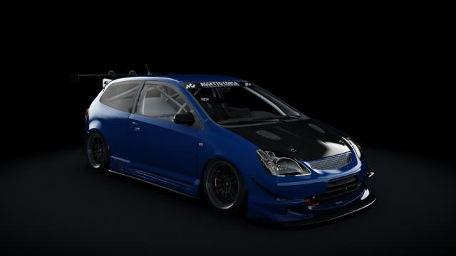 Honda Civic Type R EP3 2001 Turbo for Assetto Corsa