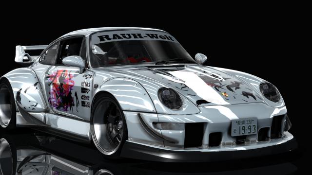 Porsche 911 (993) RWB Hellspec V2 для Assetto Corsa