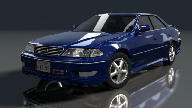 Toyota Mark II JZX100 Tourer V Stock for Assetto Corsa