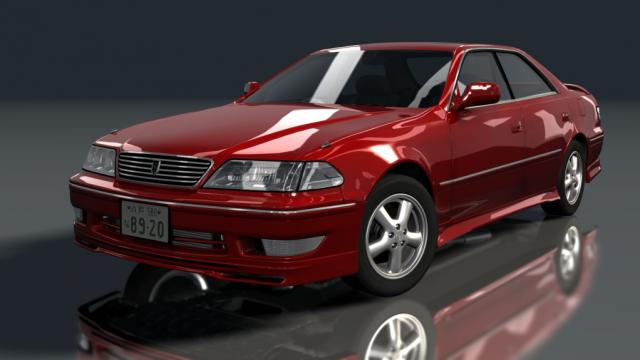 Toyota Mark II JZX100 Tourer V Stock for Assetto Corsa