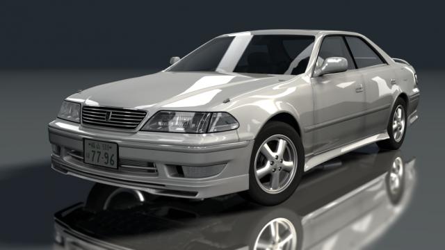 Toyota Mark II JZX100 Tourer V Stock for Assetto Corsa