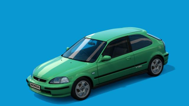 Honda civic ek4 stock 1995-1996 для Assetto Corsa