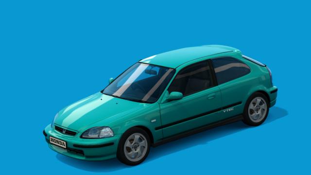 Honda civic ek4 stock 1995-1996 для Assetto Corsa