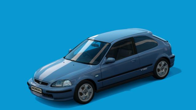 Honda civic ek4 stock 1995-1996 для Assetto Corsa