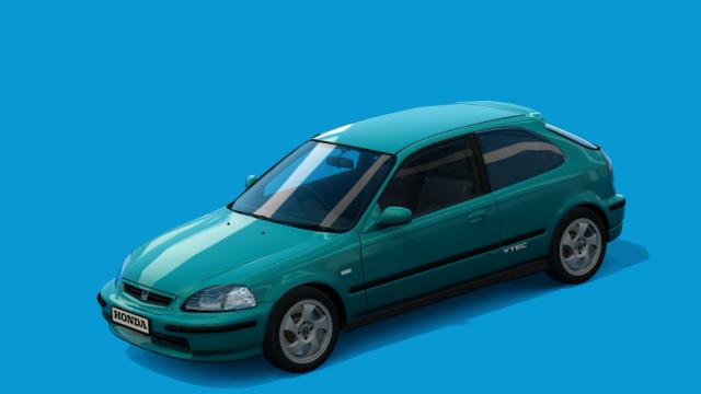 Honda civic ek4 stock 1995-1996 для Assetto Corsa