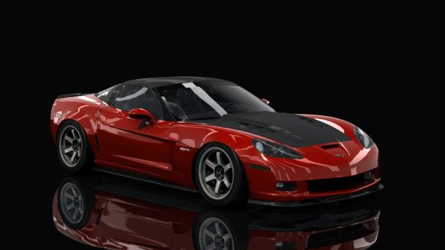 Chevrolet Corvette C6 Z06 Freshkiicks PUSHIN P TUNED для Assetto Corsa