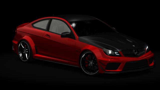 Mercedes C63 AMG Black Series Stage 3 Amed for Assetto Corsa