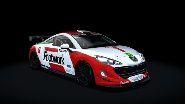 GT4 Peugeot 308 RCZ для Assetto Corsa