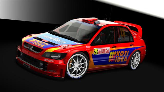 Mitsubishi Lancer EVO WRC05 for Assetto Corsa