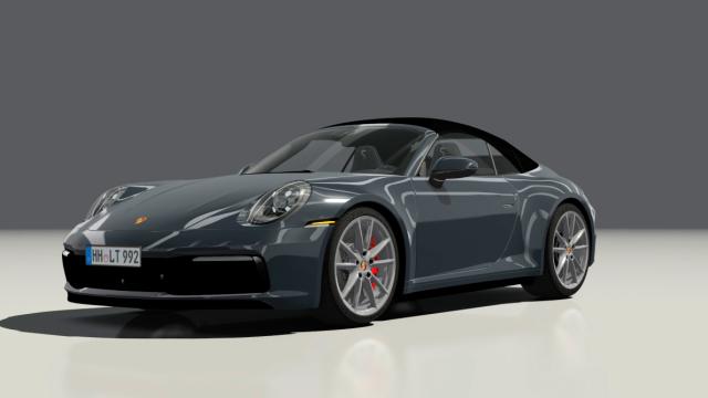 Porsche 992 4S Cabriolet 2020 cw/roof для Assetto Corsa