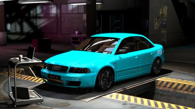 DZR - Audi RS4 x Zeus для Assetto Corsa