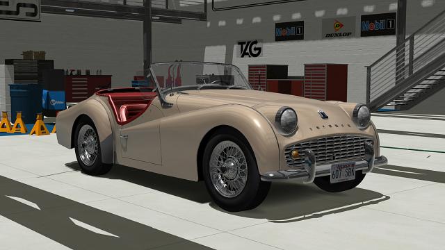 Triumph TR3B (variant) для Assetto Corsa