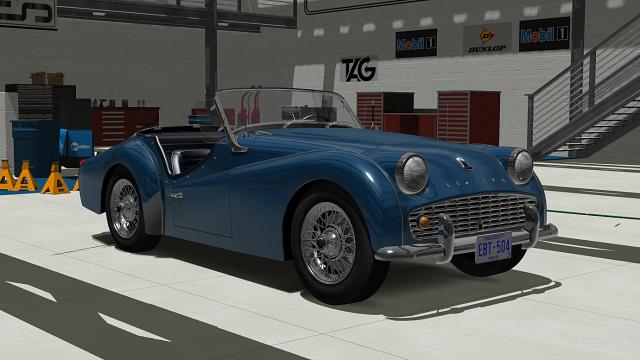 Triumph TR3B (variant) для Assetto Corsa