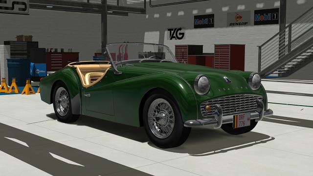 Triumph TR3B (variant) для Assetto Corsa