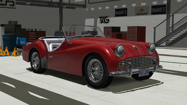 Triumph TR3B (variant) для Assetto Corsa