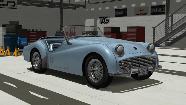 Triumph TR3B (variant) для Assetto Corsa