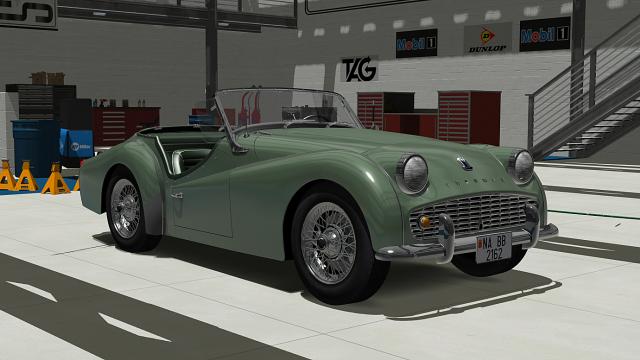 Triumph TR3B (variant) для Assetto Corsa
