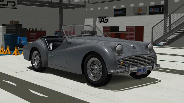 Triumph TR3B (variant) для Assetto Corsa