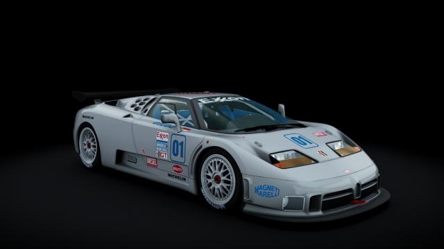 Bugatti EB110 SS(LeMans) GT1 (1994) for Assetto Corsa