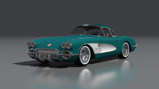 Chevrolet Corvette C1 (hardtop) 1960 для Assetto Corsa