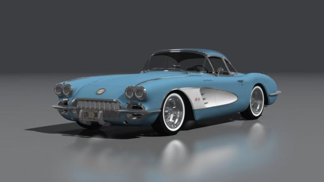 Chevrolet Corvette C1 (hardtop) 1960 для Assetto Corsa