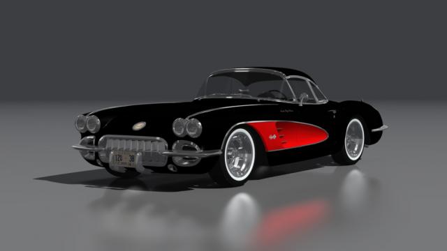 Chevrolet Corvette C1 (hardtop) 1960 для Assetto Corsa