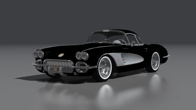 Chevrolet Corvette C1 (hardtop) 1960 для Assetto Corsa