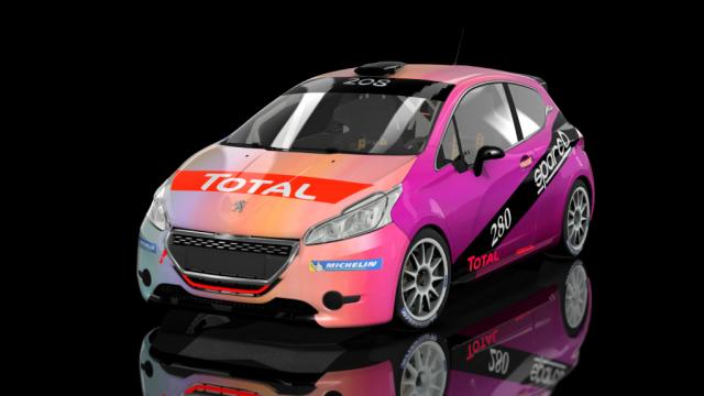 R2 Peugeot 208 для Assetto Corsa