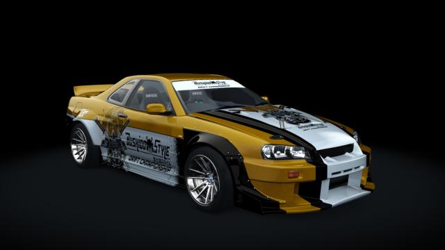 BSDC Nissan Skyline GTR R34 for Assetto Corsa