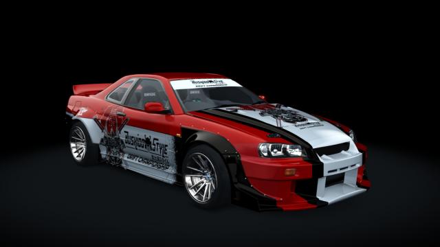 BSDC Nissan Skyline GTR R34 for Assetto Corsa