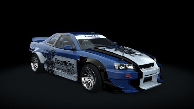 BSDC Nissan Skyline GTR R34 for Assetto Corsa