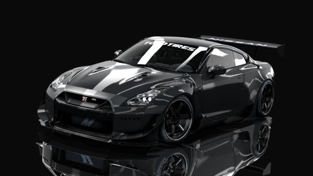 Nissan Gt-r35 Rocket Bunny By Hitachimedia & Bucketrain for Assetto Corsa