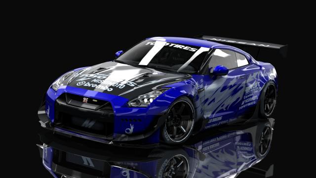 Nissan Gt-r35 Rocket Bunny By Hitachimedia & Bucketrain for Assetto Corsa