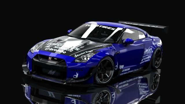 Nissan Gt-r35 Rocket Bunny By Hitachimedia & Bucketrain for Assetto Corsa