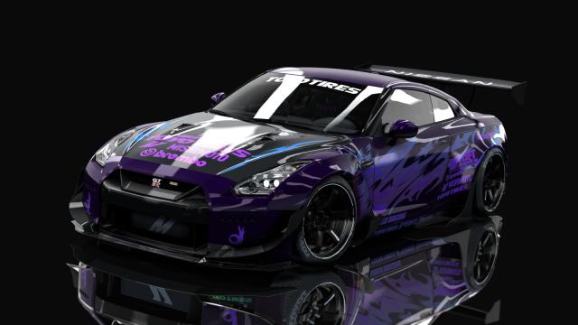 Nissan Gt-r35 Rocket Bunny By Hitachimedia & Bucketrain for Assetto Corsa