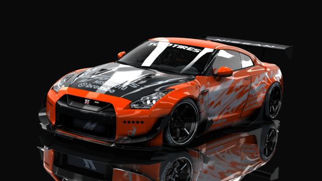 Nissan Gt-r35 Rocket Bunny By Hitachimedia & Bucketrain for Assetto Corsa