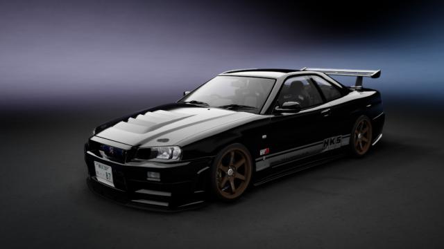 Nissan skyline R34 GT-R Nasher for Assetto Corsa