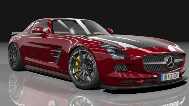 Mercedes SLS AMG Black 800 for Assetto Corsa