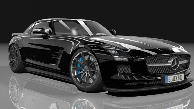 Mercedes SLS AMG Black 800 for Assetto Corsa