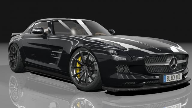 Mercedes SLS AMG Black 800 for Assetto Corsa