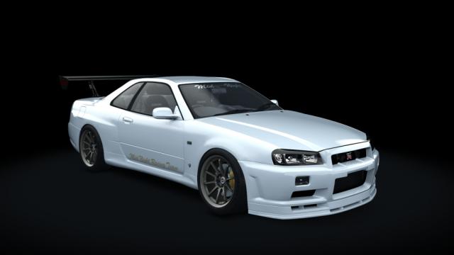Nissan Skyline GT-R BNR 34 KNM N Line для Assetto Corsa