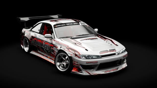 Nissan Silvia S14 Zack O’Sullivan VDC 2024 for Assetto Corsa