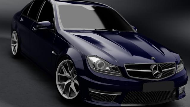 Mercedes C63 AMG для Assetto Corsa