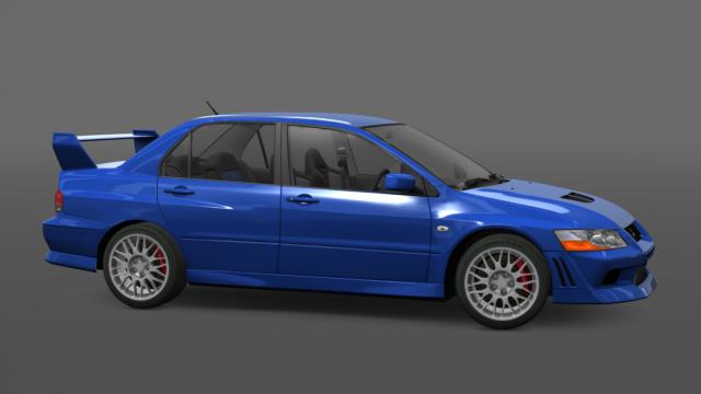 Mitsubishi Lancer Evolution VII GSR для Assetto Corsa