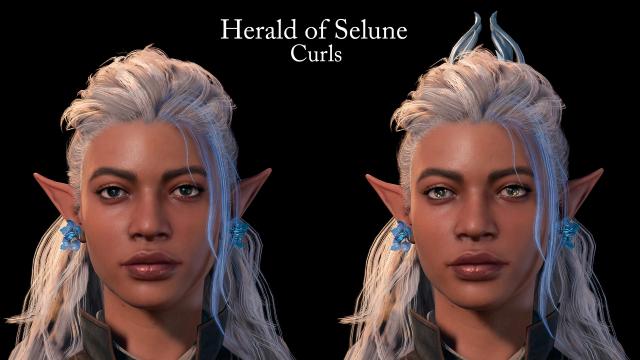 Kylin's Selunite Hairstyles для Baldur's Gate 3