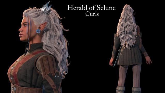 Kylin's Selunite Hairstyles для Baldur's Gate 3