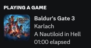 Discord Rich Presence for Baldur's Gate 3