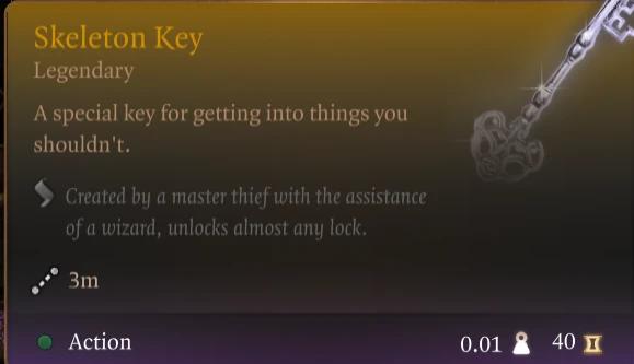 Skeleton Key for Baldur's Gate 3