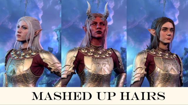 Mashed Up Hairs for Baldur's Gate 3